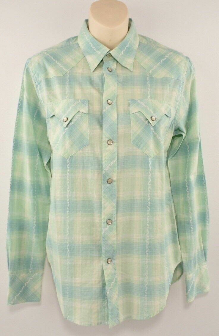 POLO RALPH LAUREN Women's Relaxed Fit Checked Shirt, Green, size SMALL