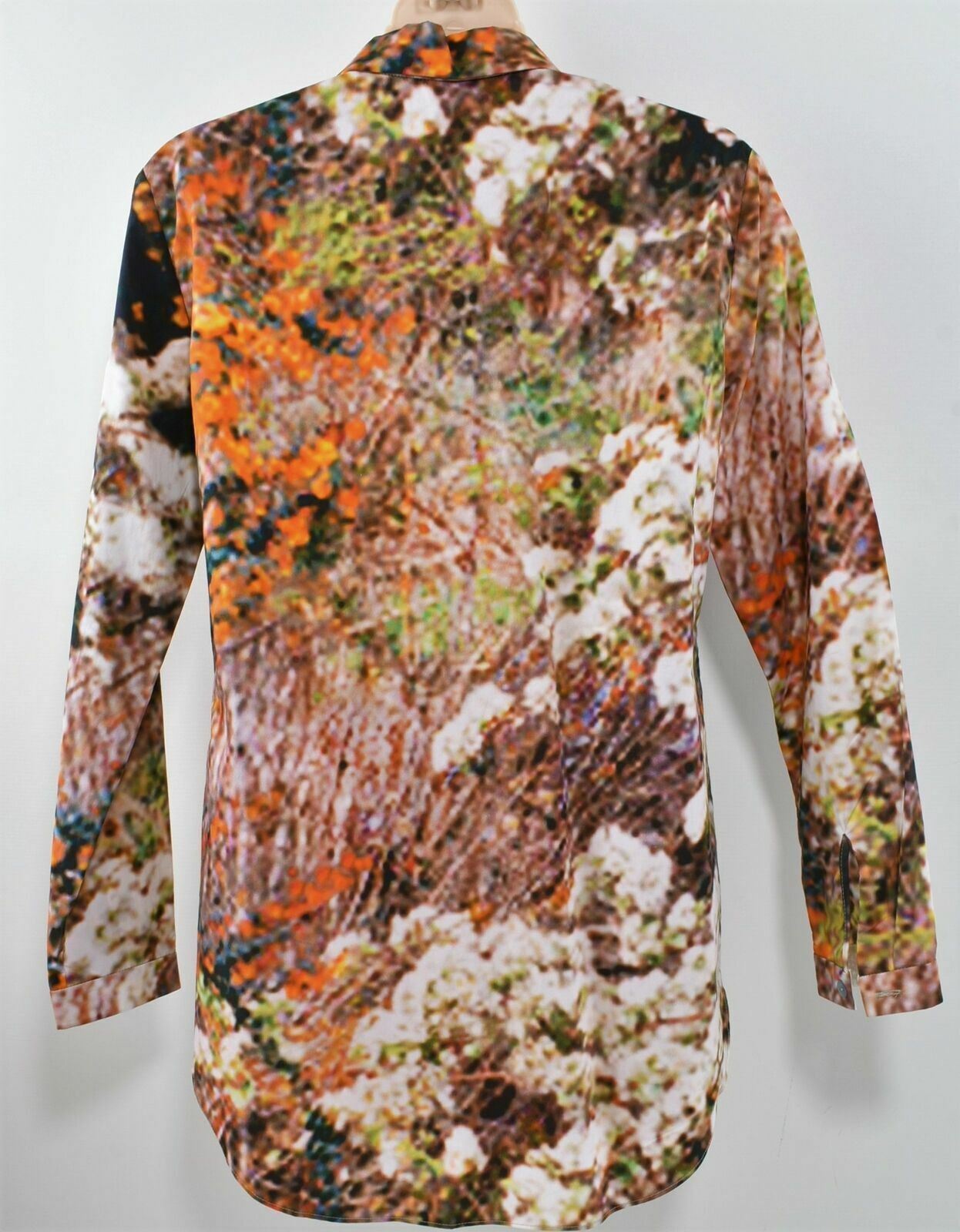 CARVEN Women's Multicoloured Graphic Print Long Sleeve Shirt Size France 36 UK 8