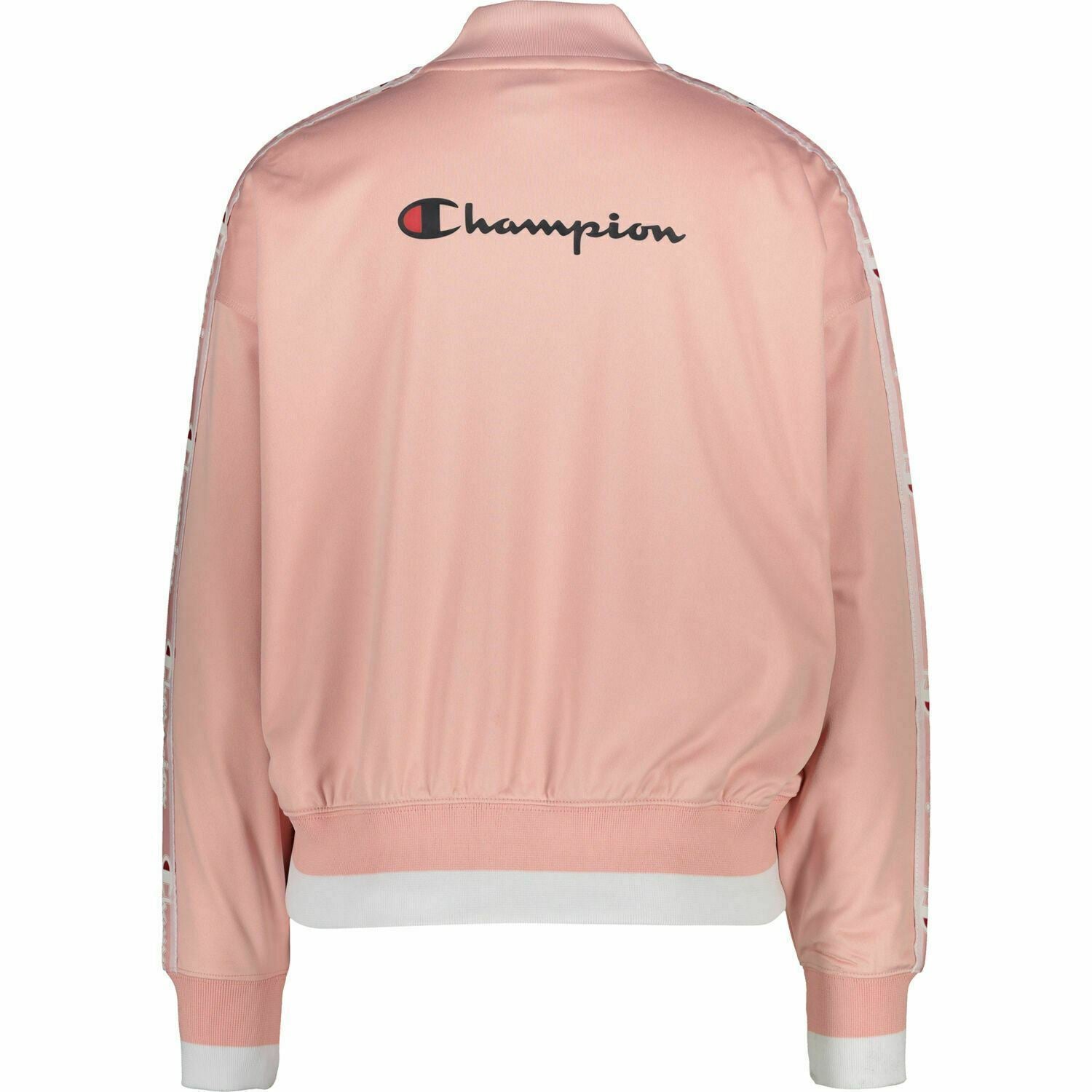 CHAMPION Women's Varsity Track Jacket, Pink, size XL