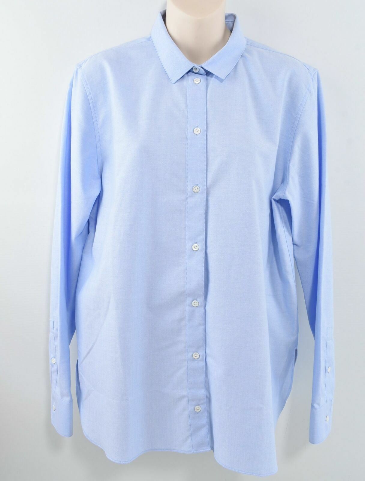 NORSE PROJECTS Women's Pale Blue Long Sleeved Collared Shirt- Size 40 / UK 18