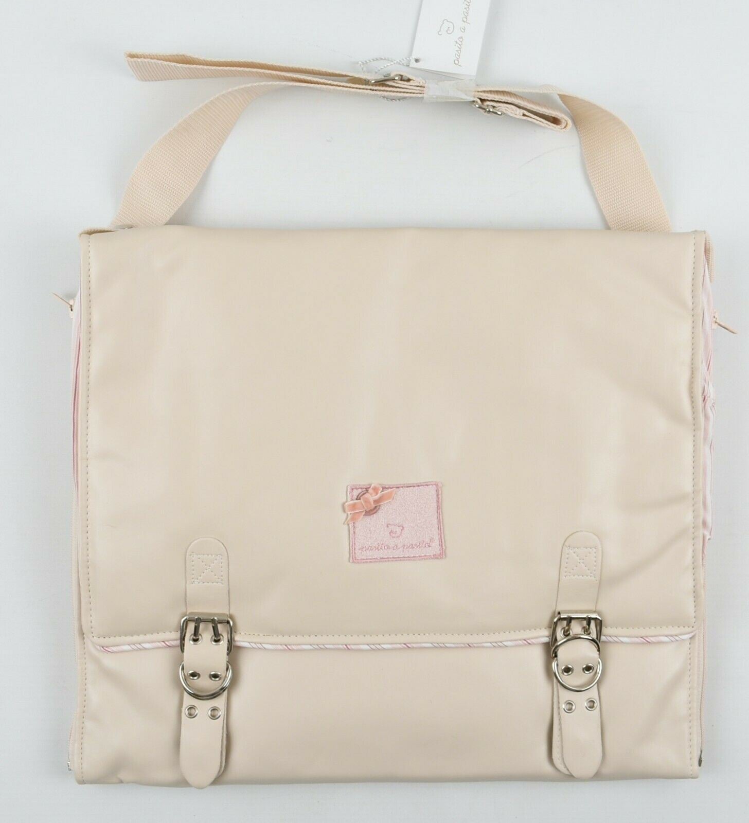 PASITO A PASITO Baby Nappy Changing Crossbody Bag, Beige