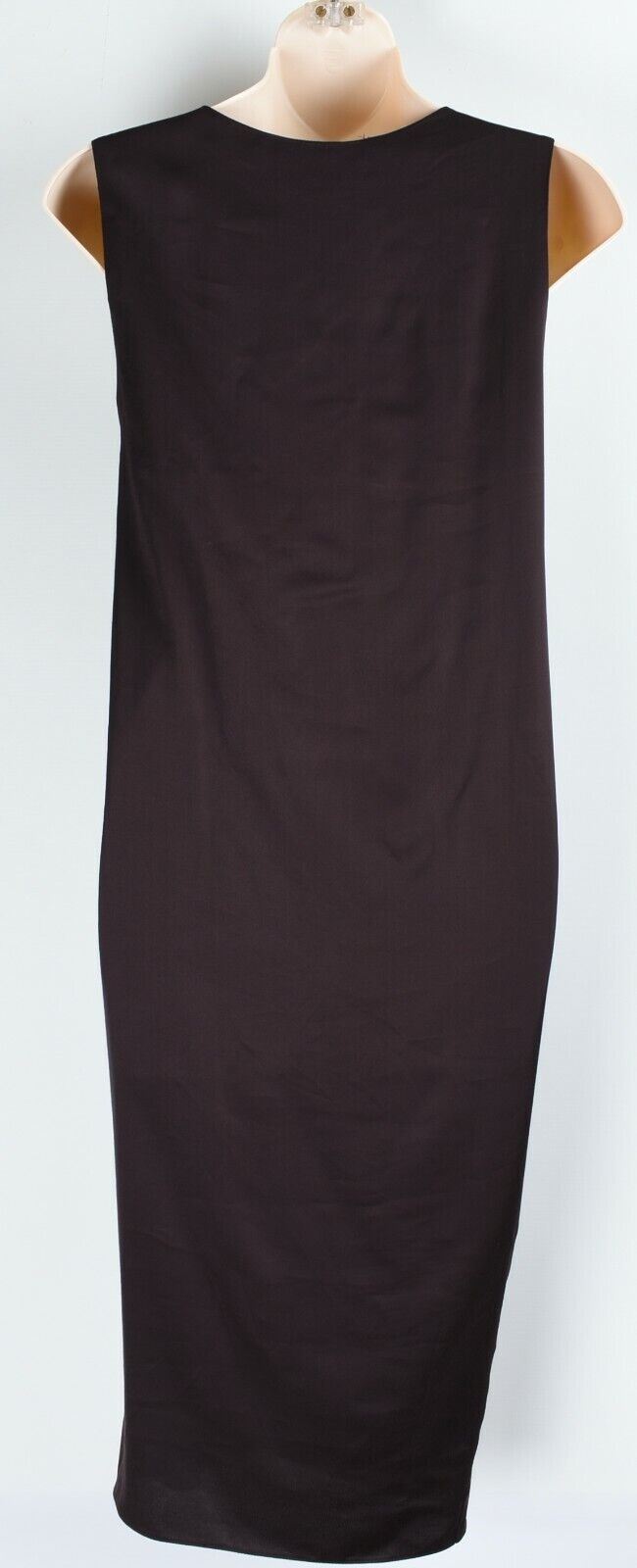 ALLSAINTS Women's ANNIS Drape Front Dress, Merlot Red/Black, size UK 2