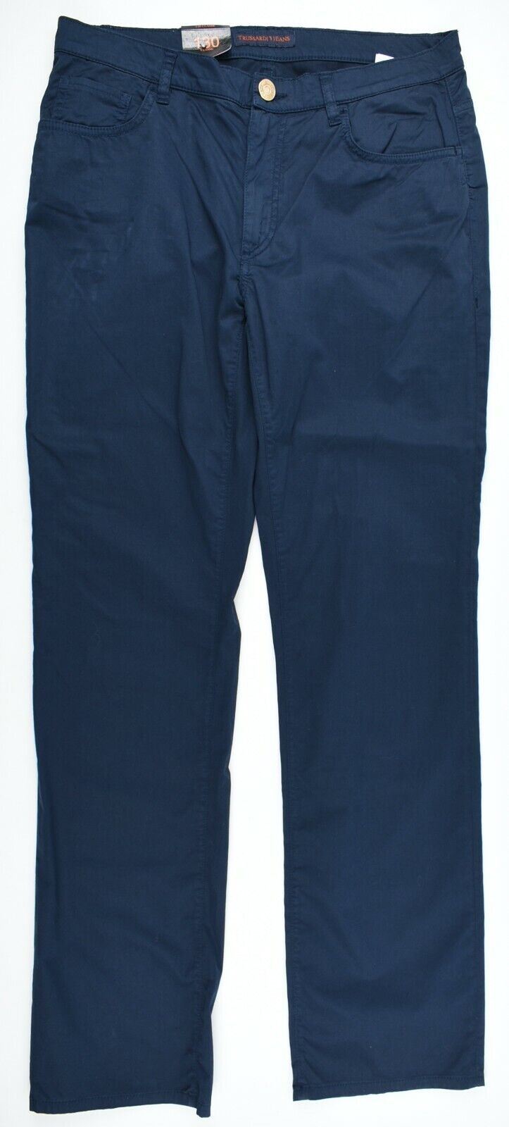 TRUSSARDI JEANS 130 Classic - Women's Navy Blue Casual Pants, size W32