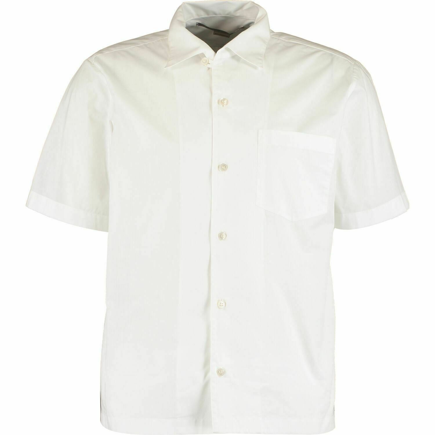 STELLA MCCARTNEY Men's White Short Sleeve Shirt Top, Back Print, size L