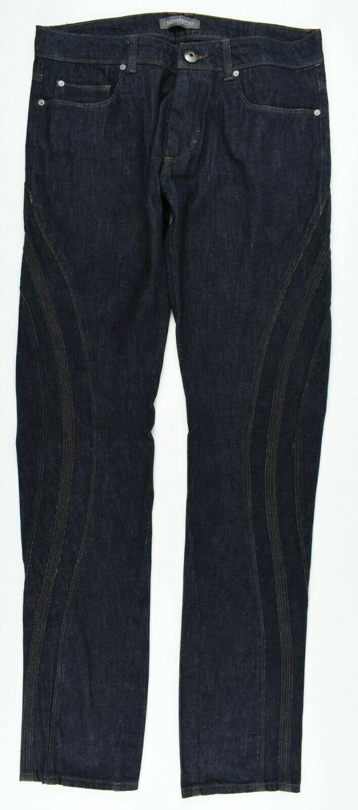 ERMANNO Men's Dark Blue Jeans, size W32