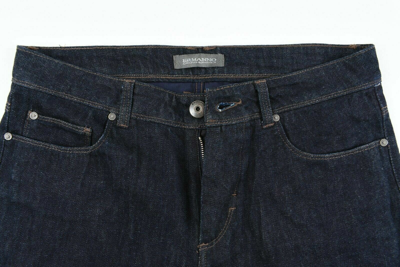 ERMANNO Men's Dark Blue Jeans, size W32