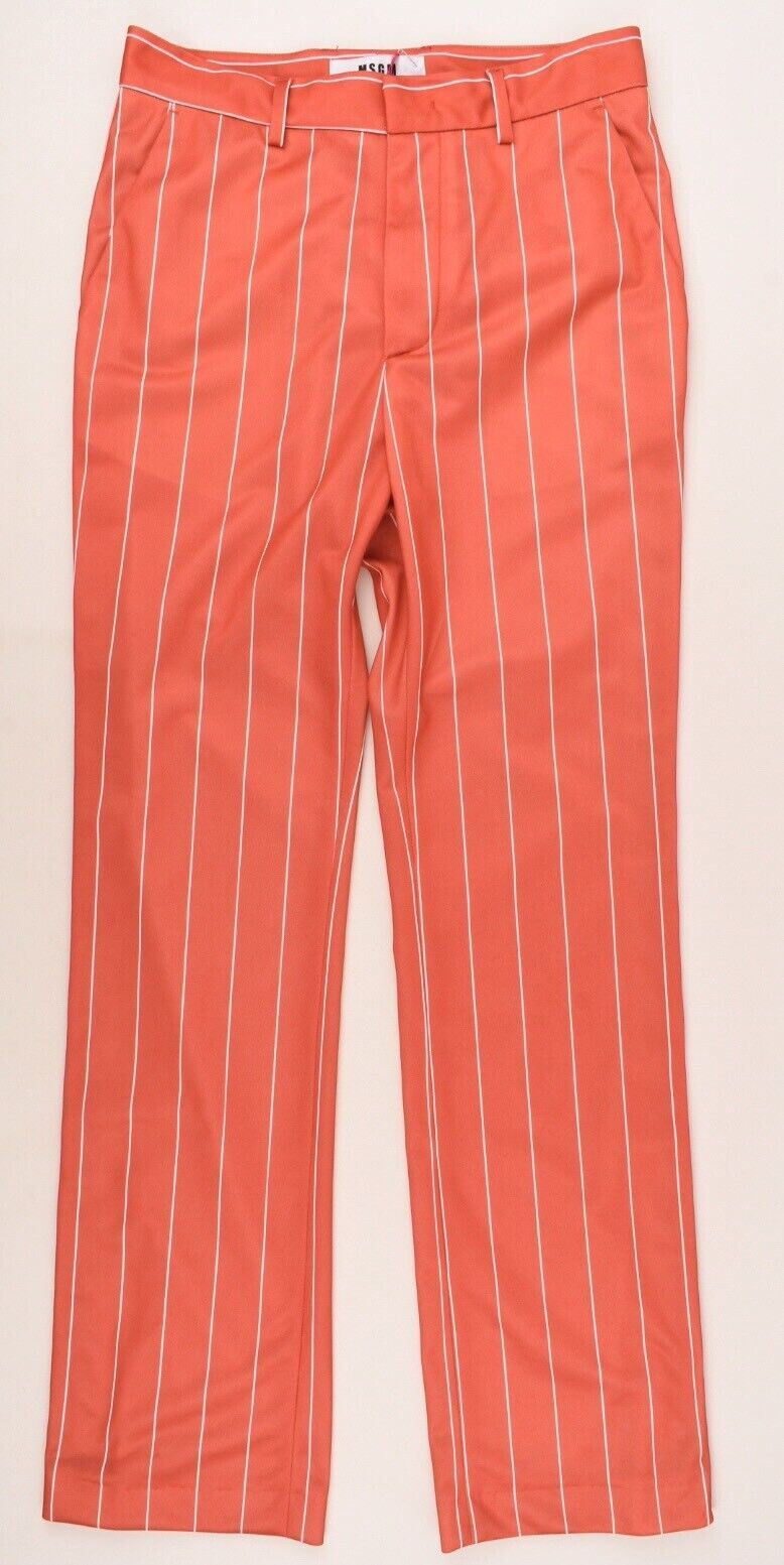 MANOUSH Women's Red Striped Trousers Pants, sizes UK 12 / FR 40