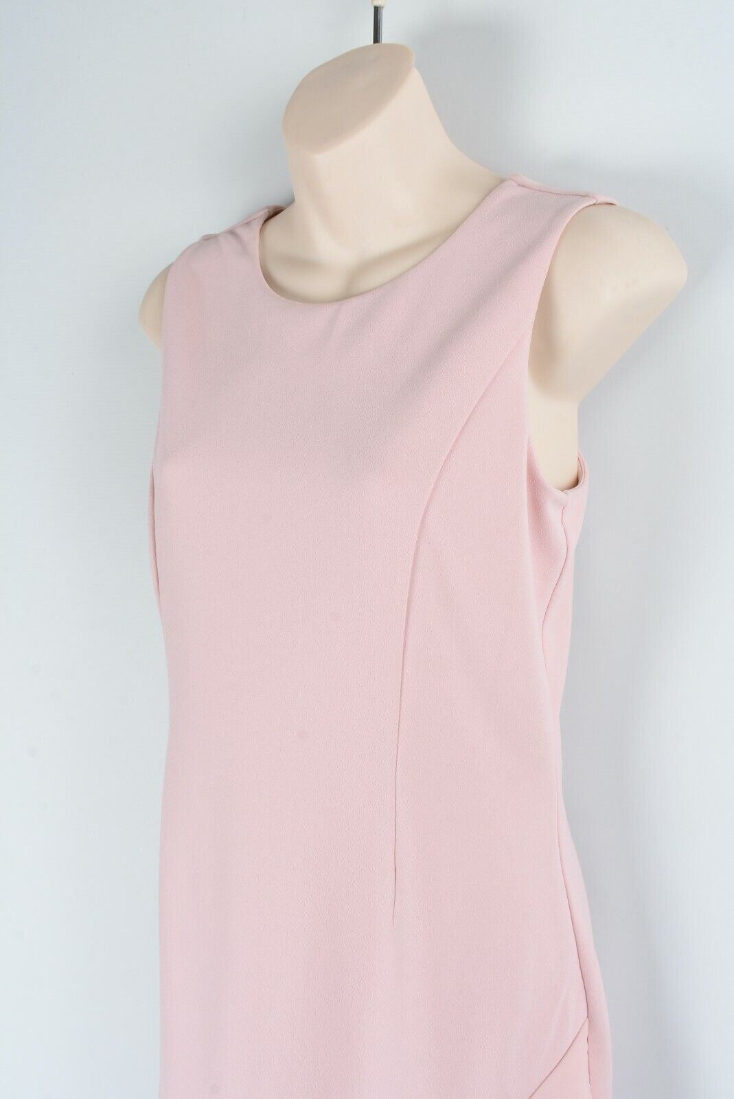 IVANKA TRUMP Women's Blush Pink Crepe Midi Dress, size UK 10