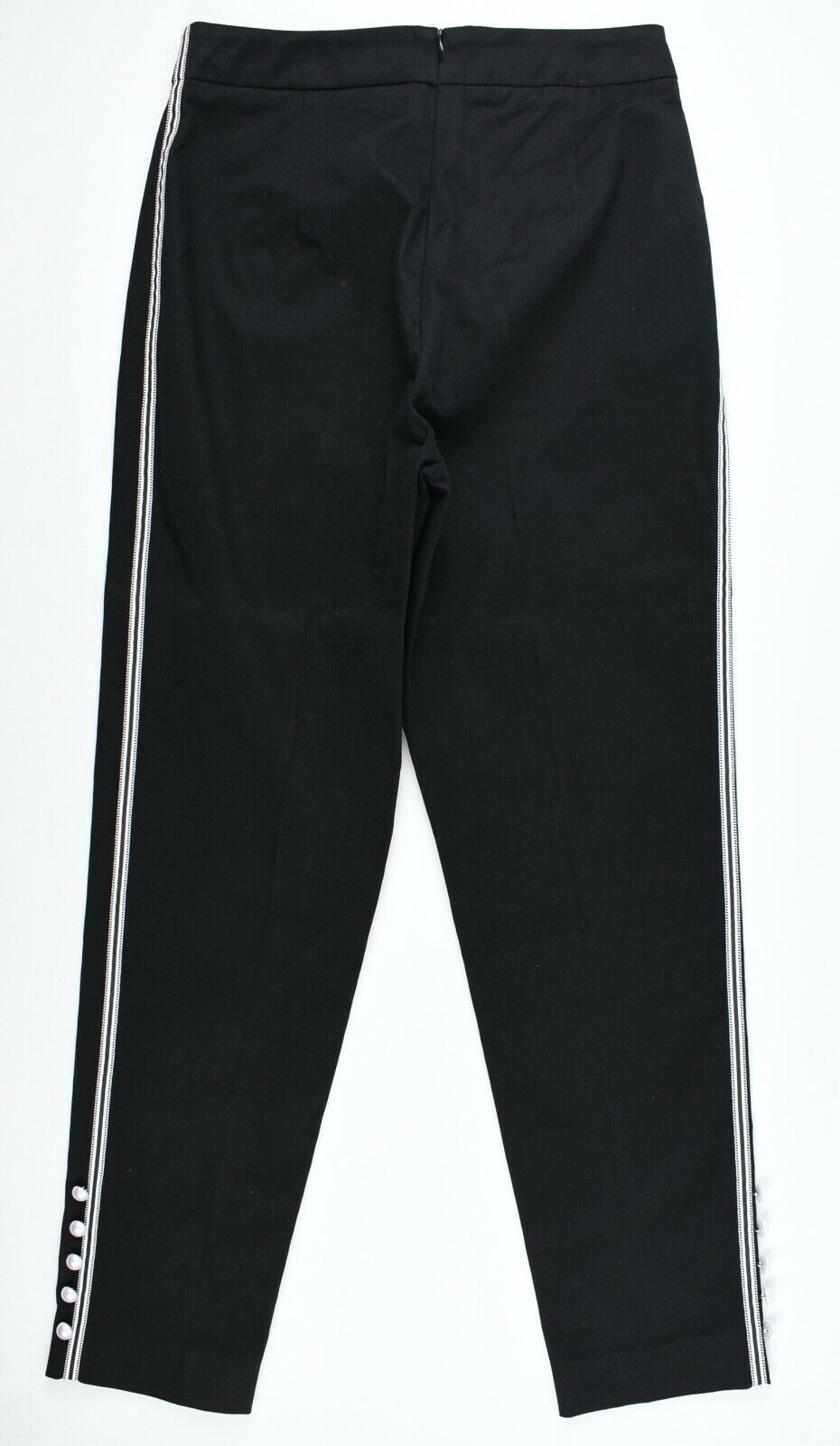 LULU GUINESS Women's TONI Trousers Pants, Black, size UK 8