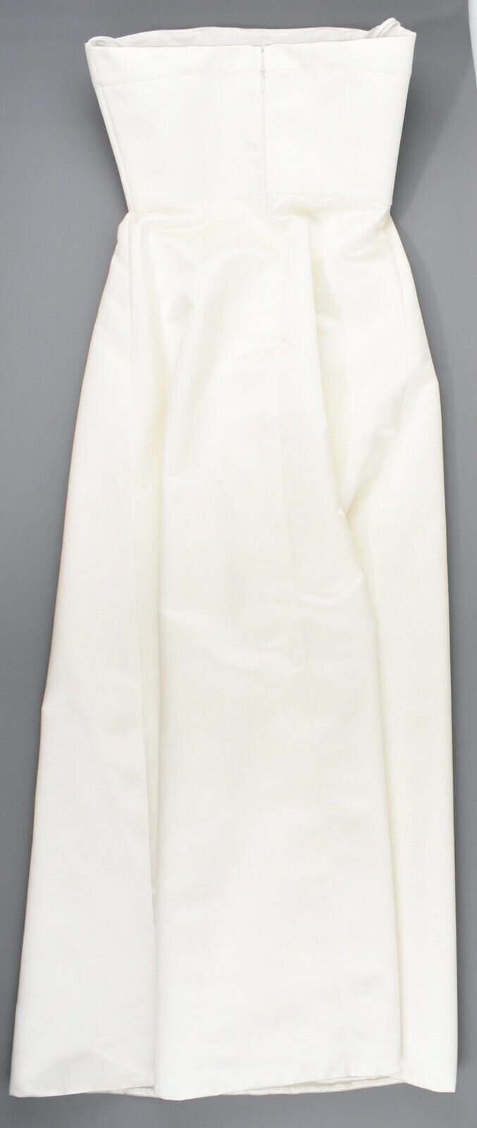 DAVID FIELDEN Women's Evening Gown, Cream Satin Long Dress, size UK 14
