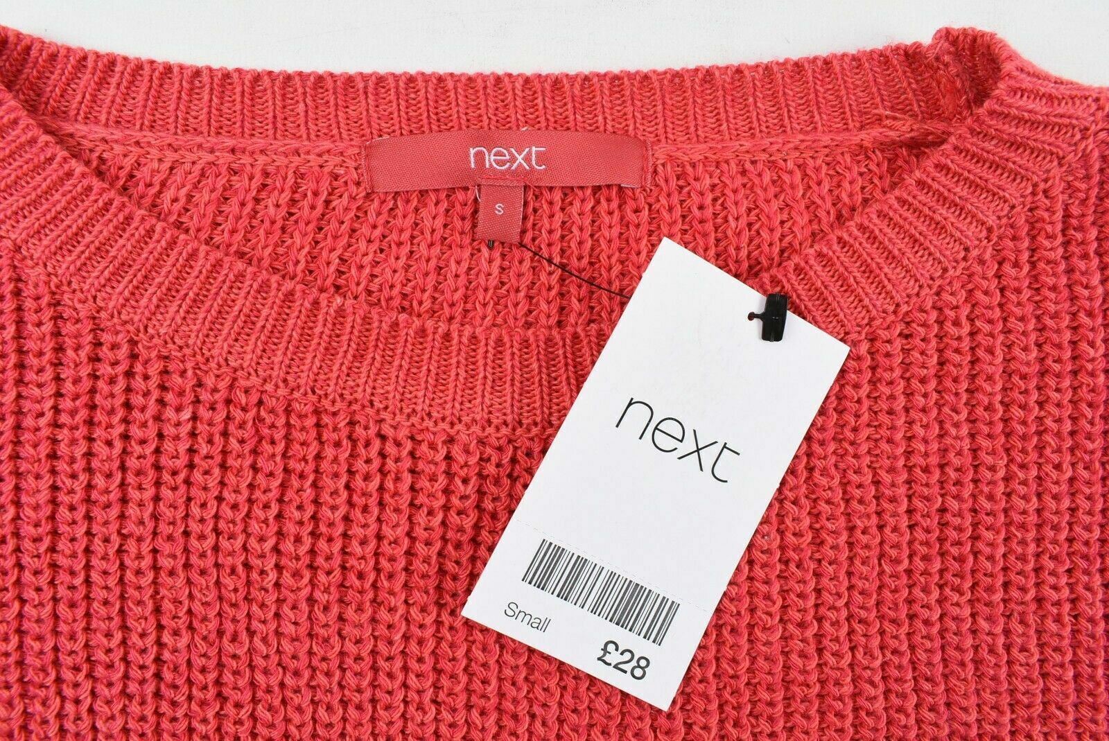 NEXT Women's Knitted Jumper, Cerise Pink, size SMALL