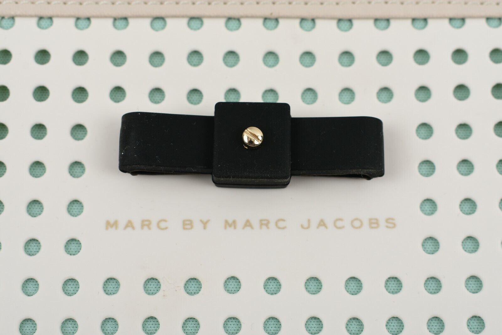 Authentic MARC By MARC JACOBS White/Green Perforated Tablet Case