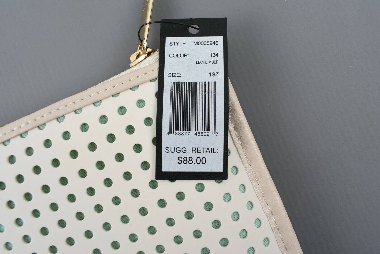 Authentic MARC By MARC JACOBS White/Green Perforated Tablet Case