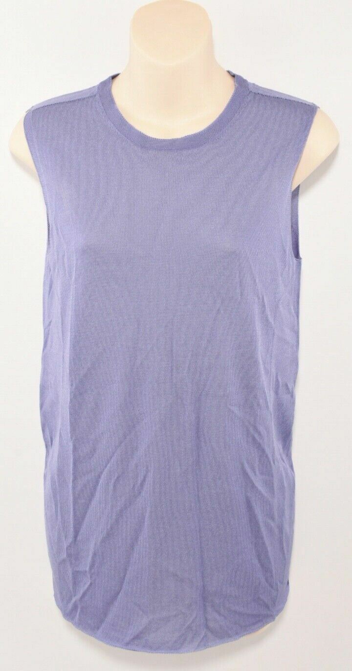 ARMANI COLLEZIONI Women's Knit Sleeveless top, Lavender, size UK 10 / IT 42