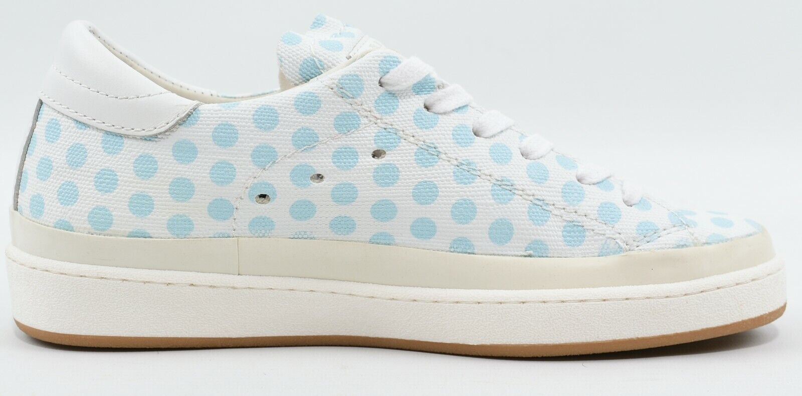 PHILIPPE MODEL Women's Blue Polka Dot Leather Trainers, Wedge Heel, size UK 4