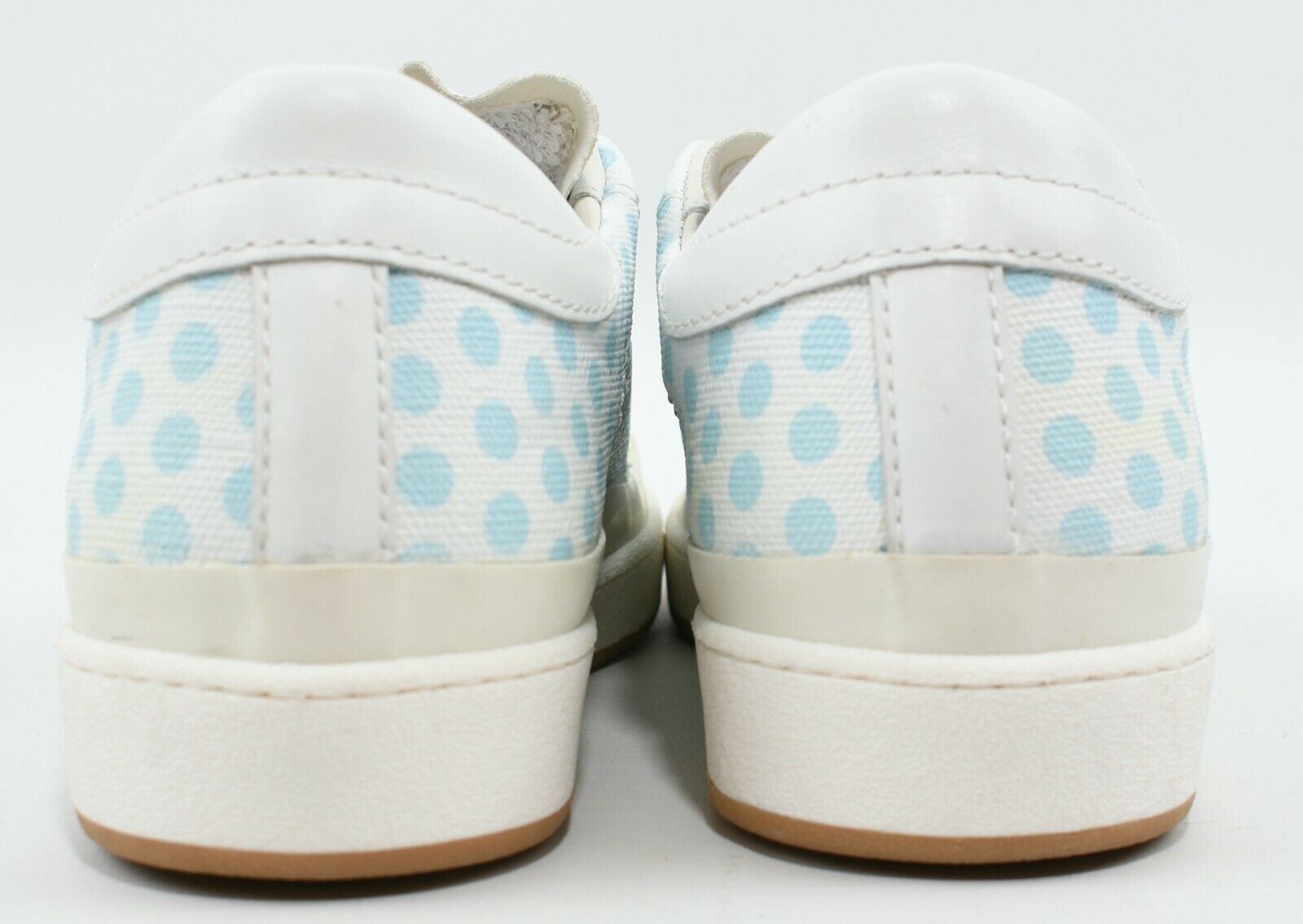 PHILIPPE MODEL Women's Blue Polka Dot Leather Trainers, Wedge Heel, size UK 4