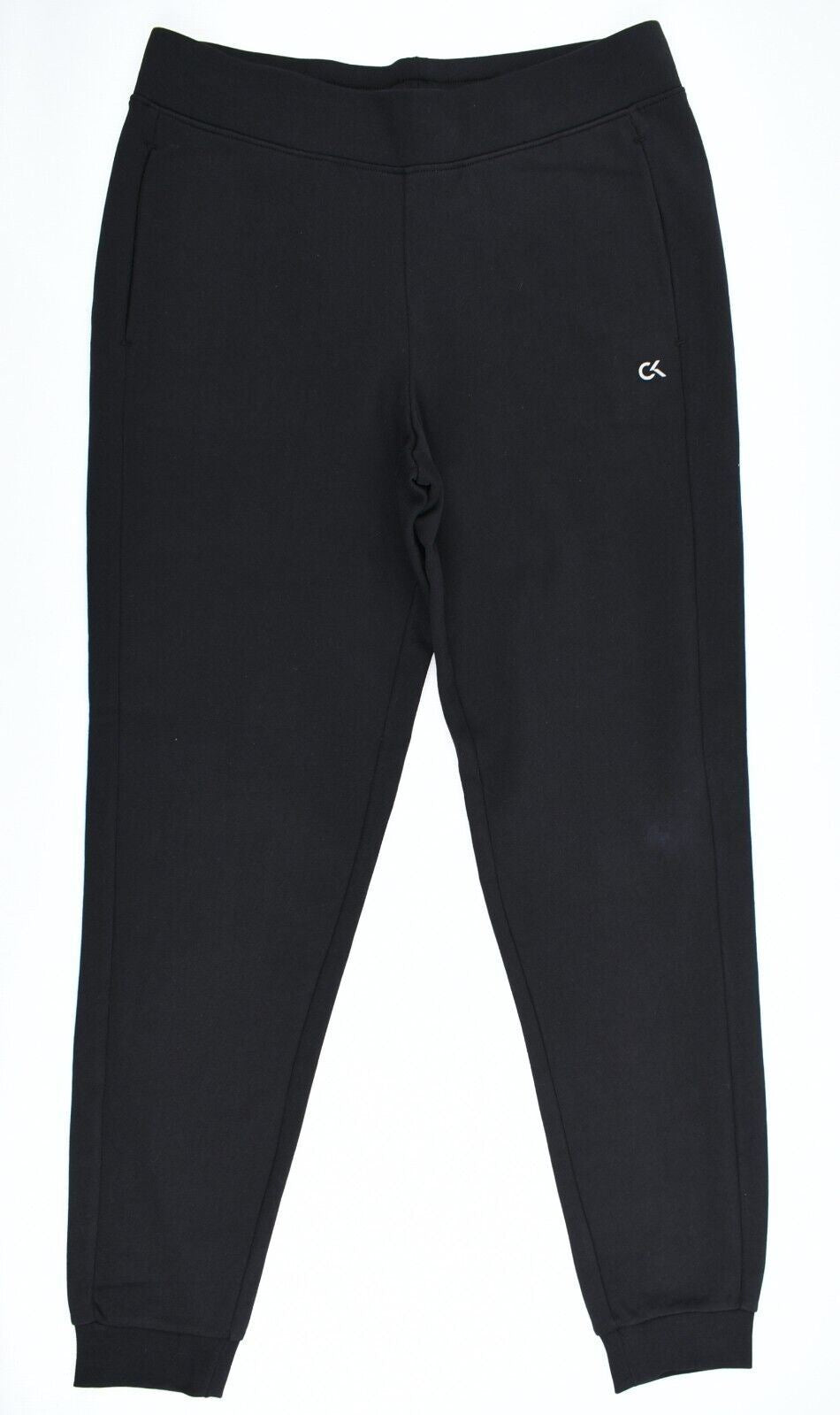 CALVIN KLEIN PERFORMANCE Women's Black Cuffed Joggers Pants, size S (UK 10)