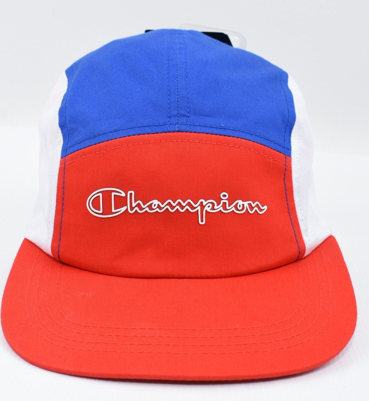 CHAMPION Boys' Kids' Flat Peak Cap, Hat, Red/Blue/White, One Size Youth