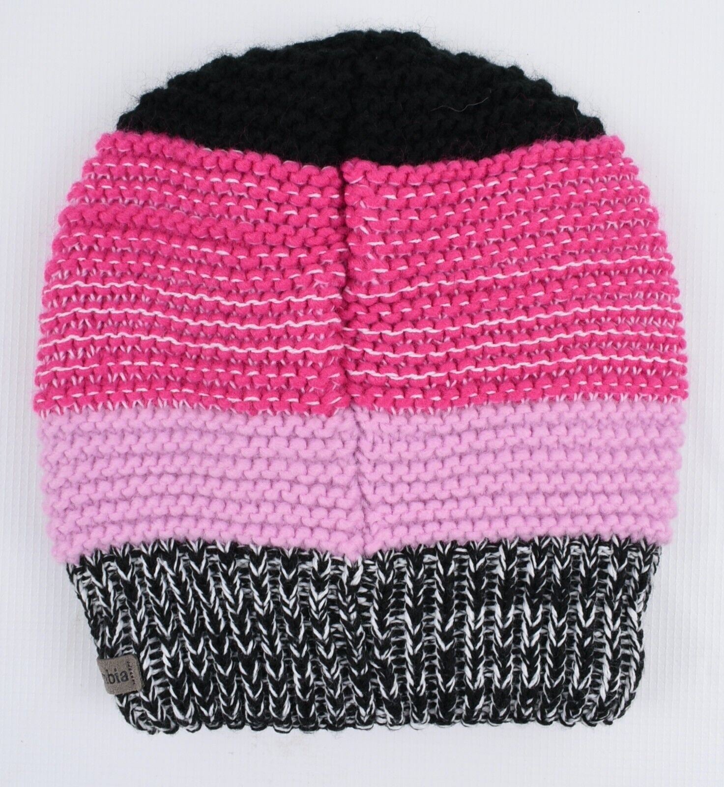 COLUMBIA - Girls' GYROSLOPE II Beanie Hat, Fleece Lined, Pink/Black, OS