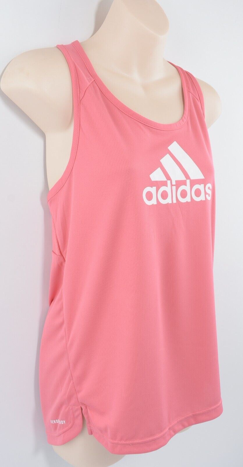 ADIDAS Women's AeroReady Designed 2 Move Tank Top, Pink, size XS (UK 4-6)