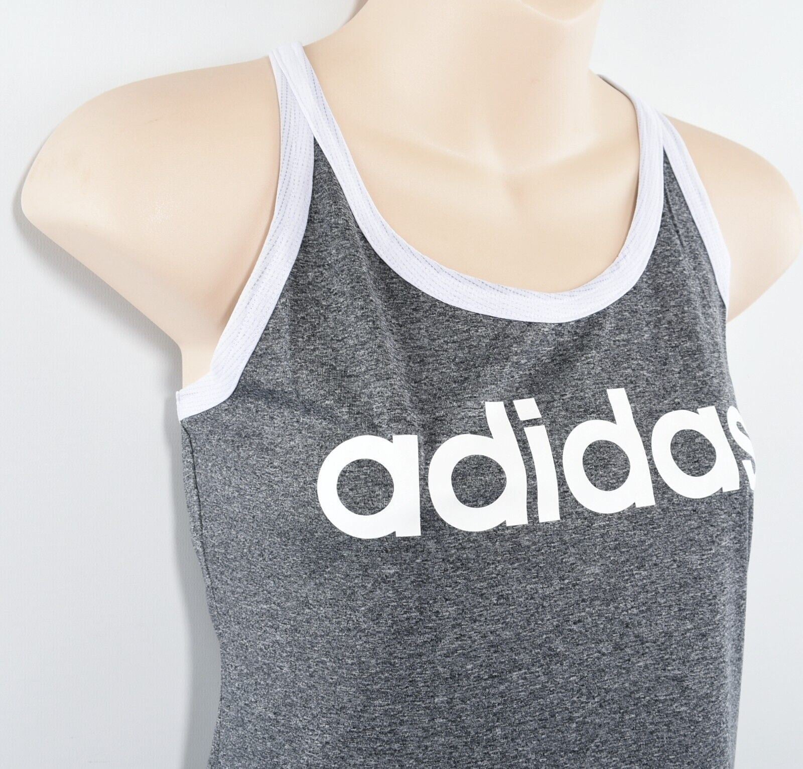 ADIDAS Women's Activewear HI5 Climalite Tank Top Vest, Grey - size XS (UK 4-6)