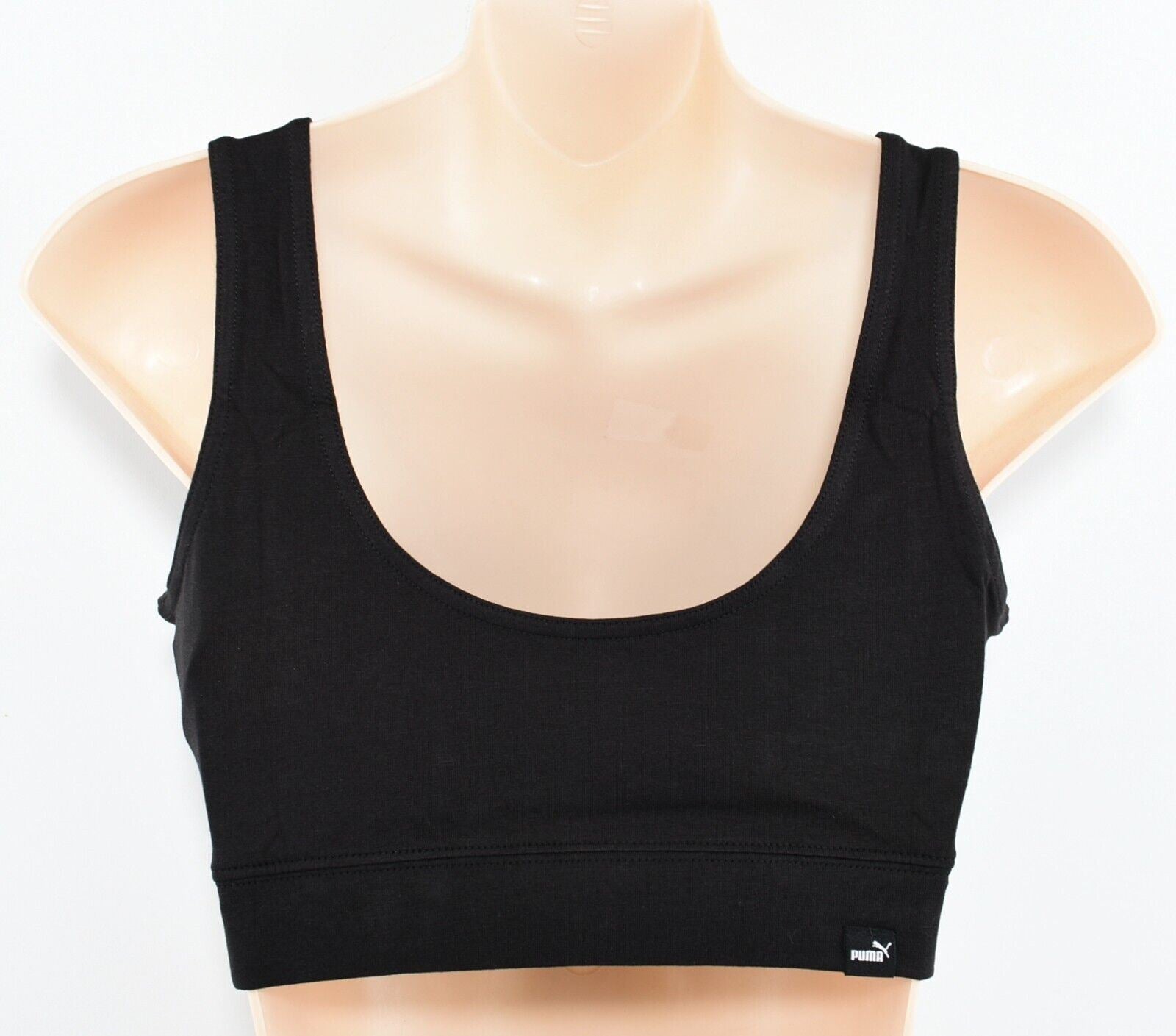 PUMA Women's Sports Bra Top, Tight Fit, Black, size XL (UK 16-18)