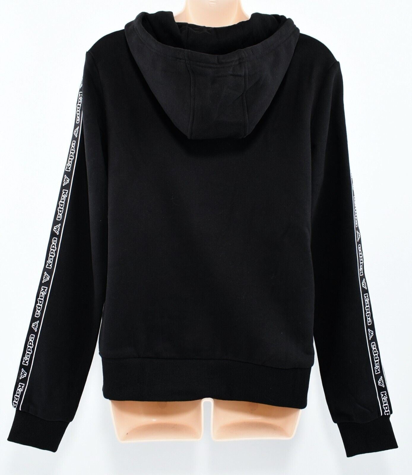 KAPPA Women's Full Zip Hoodie Jacket Sweatshirt, Black, size M (UK 12)