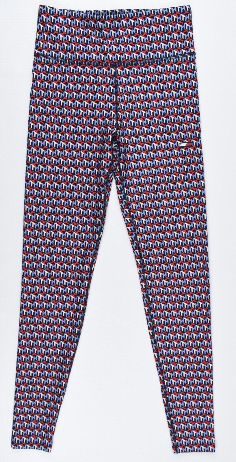 TOMMY HILFIGER Activewear Women's Cube Logo Leggings, Multicoloured, size XS