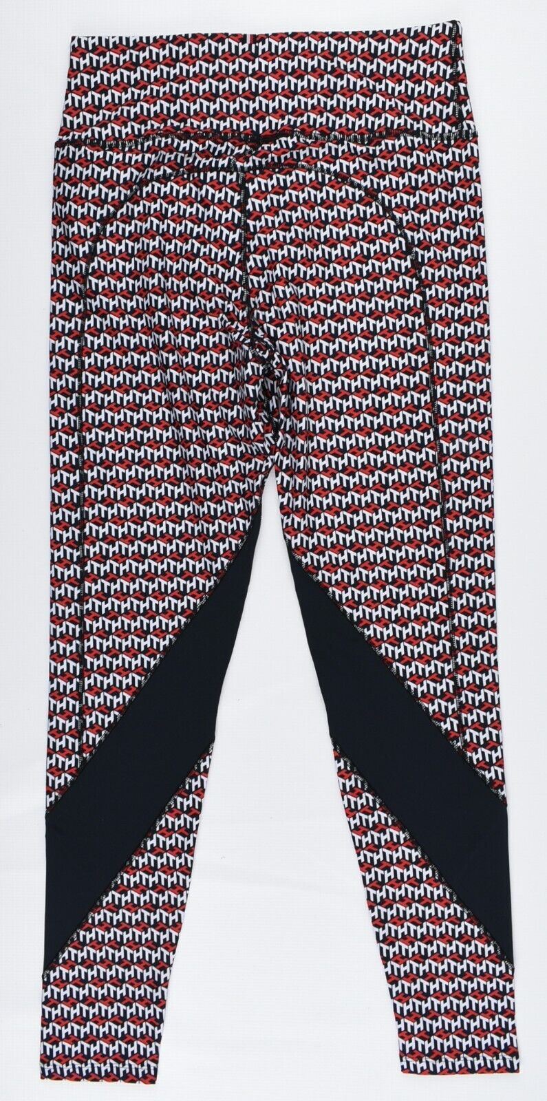 TOMMY HILFIGER Activewear Women's Leggings, Cube Logo/Multi, size M (UK 12)