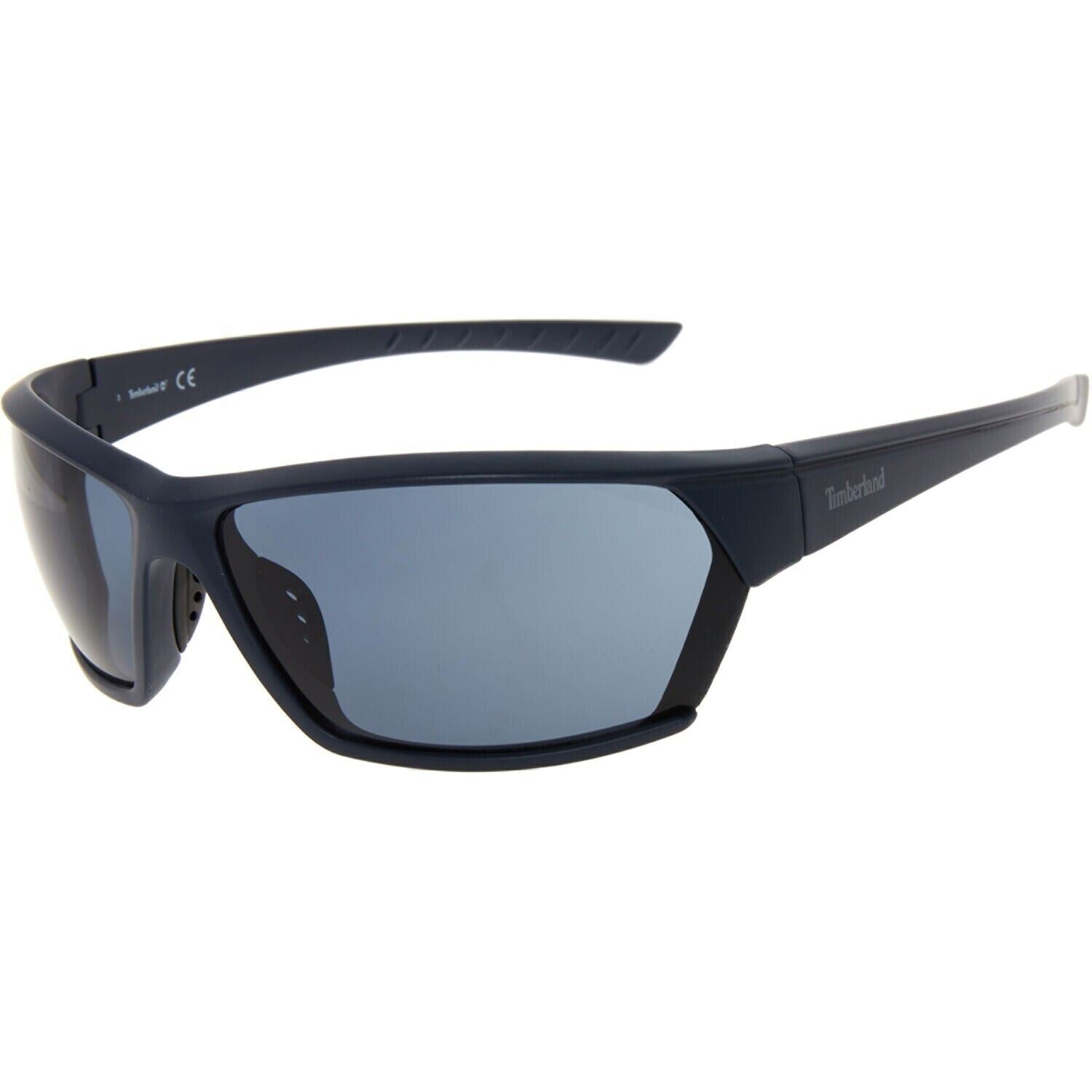 TIMBERLAND Men's Navy Blue Wrap Sunglasses, TB7188