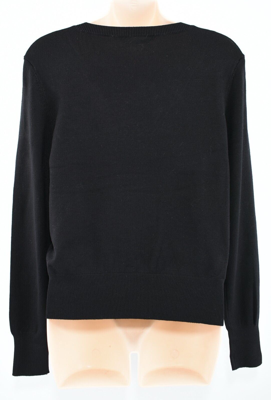 ONLY Women's VENICE V-neck Jumper, Black, size L (UK 14)