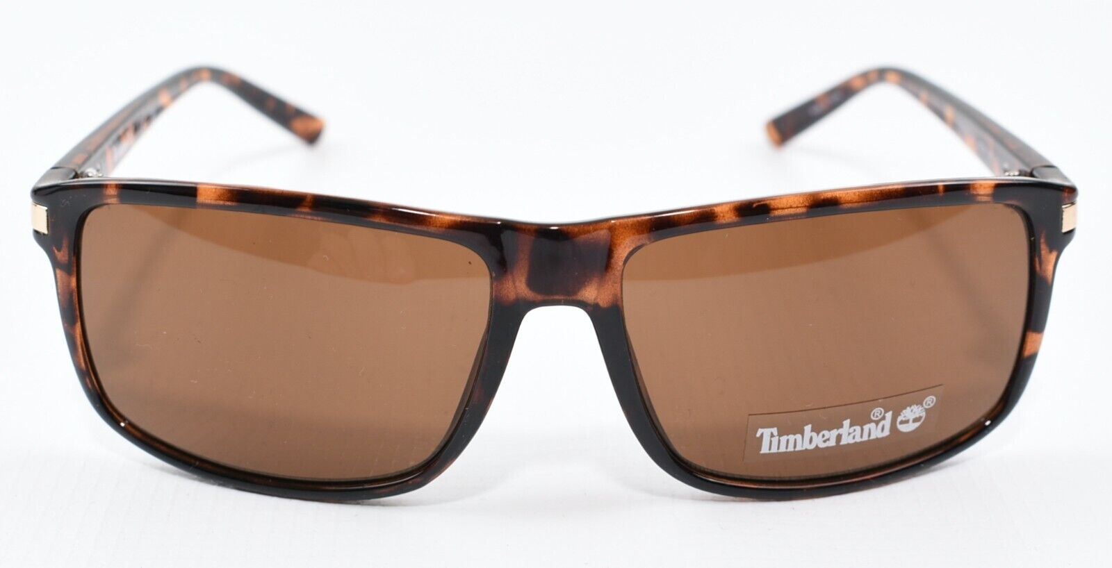 TIMBERLAND Men's Dark Havana Brown Rectangle Sunglasses, TB7182