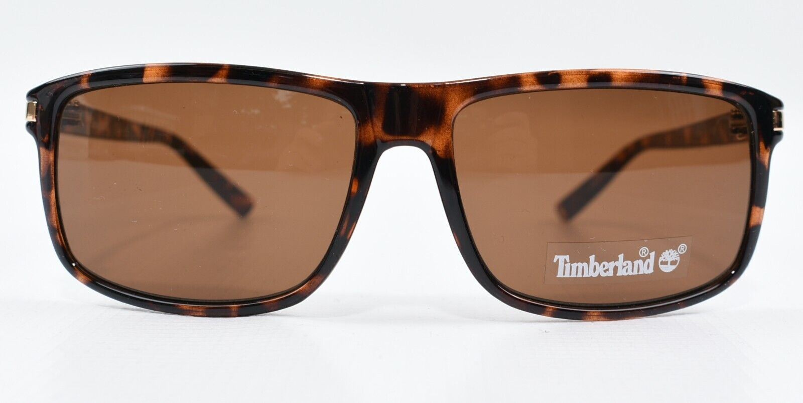 TIMBERLAND Men's Dark Havana Brown Rectangle Sunglasses, TB7182