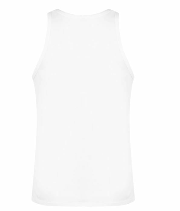 CALVIN KLEIN Men's 2-Pack White Cotton Tank Tops, Vests, size M (38"-40" chest)