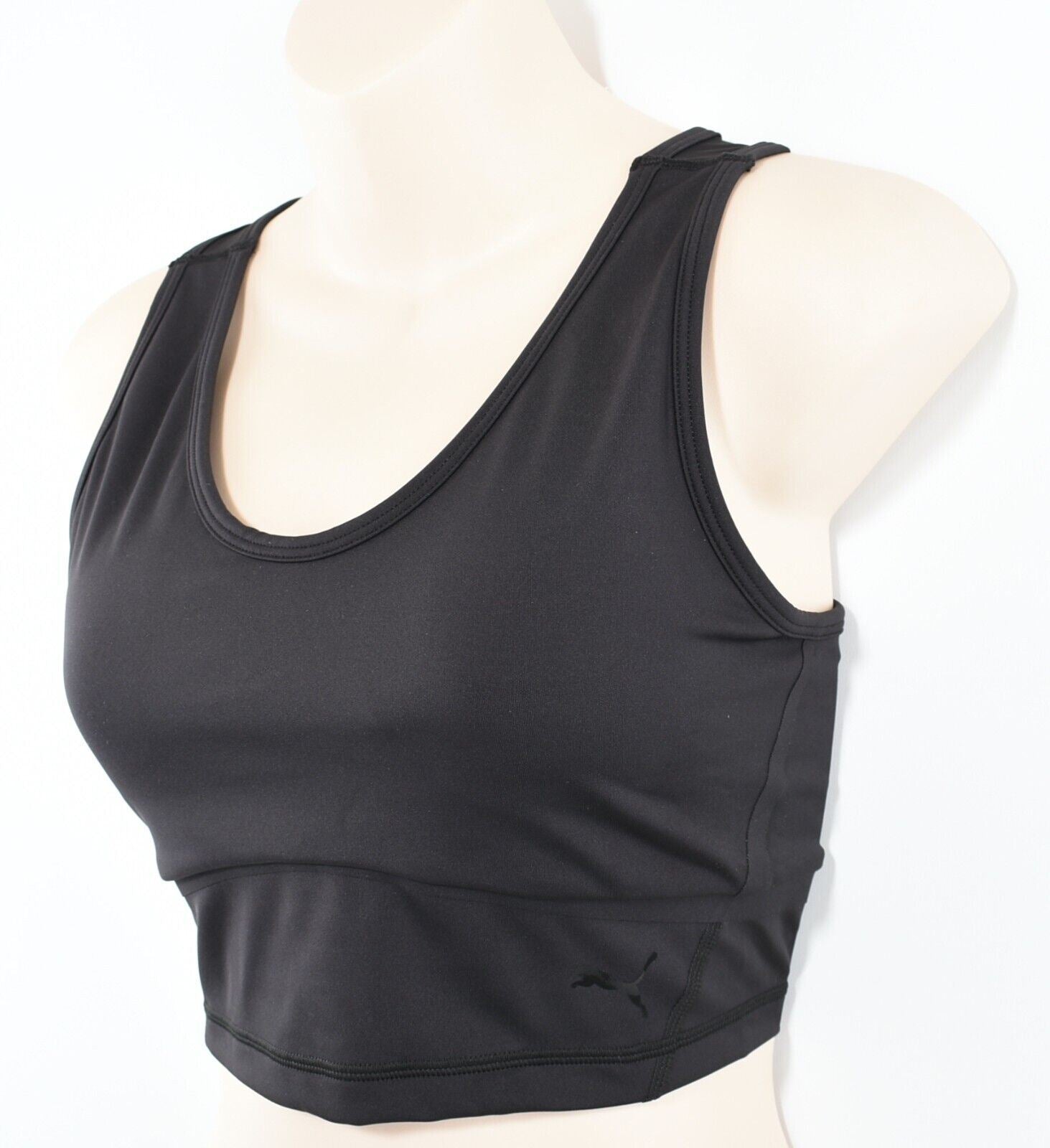 PUMA Women's Activewear: Eversculpt Fitted Crop Top, Black, size S (UK 10)