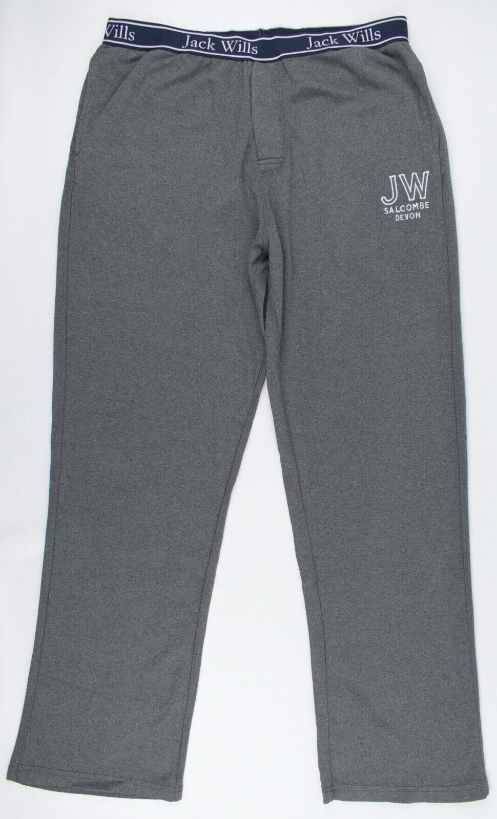 JACK WILLS Men's Lounge Joggers, Lounging Pants, Charcoal Grey, size M