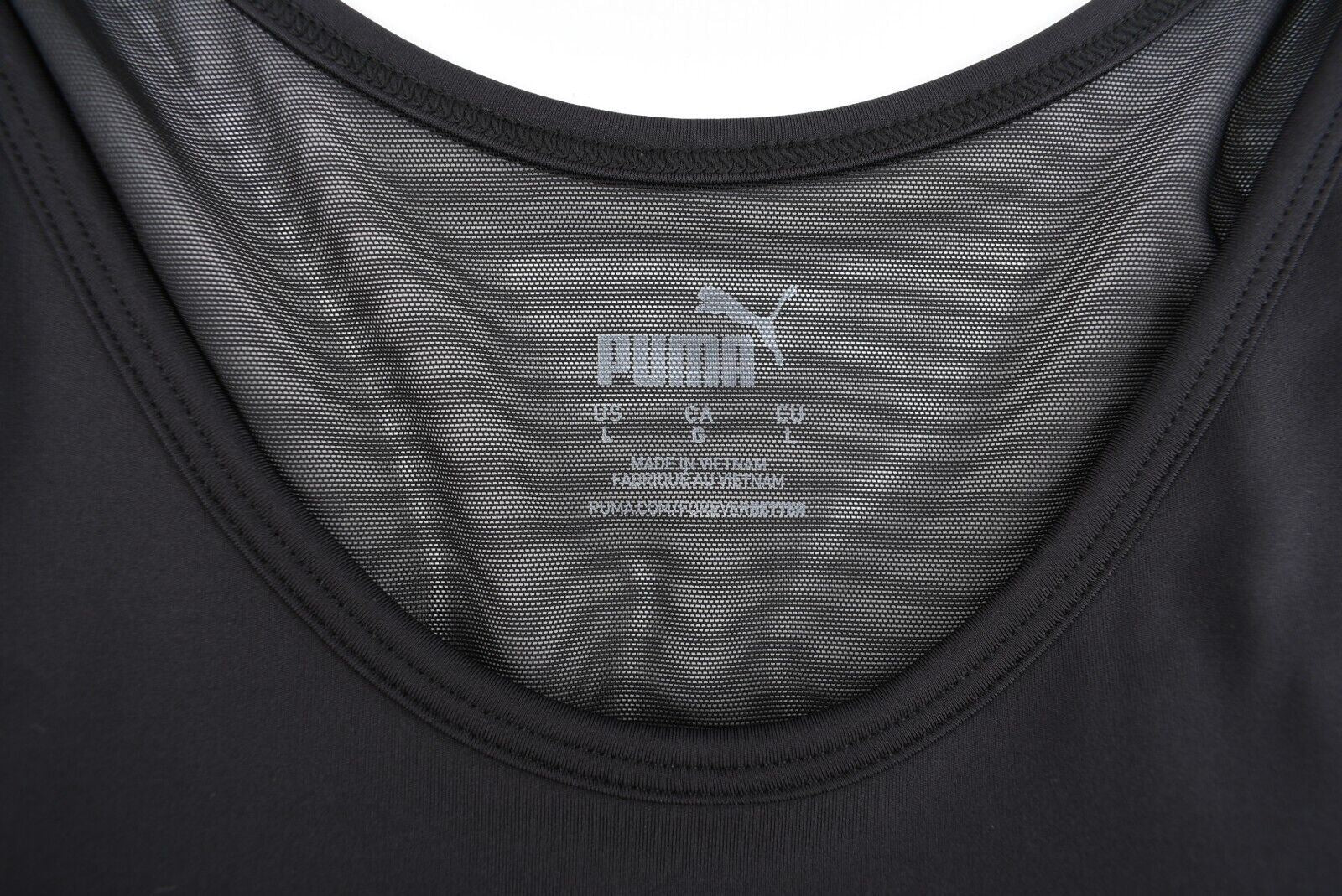 PUMA Women's Activewear: Eversculpt Fitted Crop Top, Black, size L (UK 14)