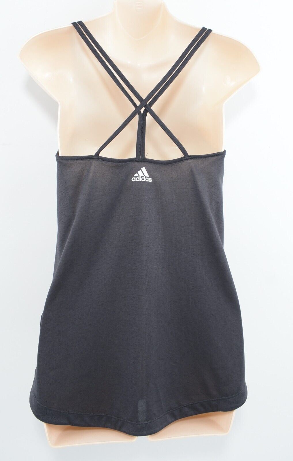 ADIDAS Women's Activewear Tunic Tank Top, Black/White, size XS (UK 4-6)