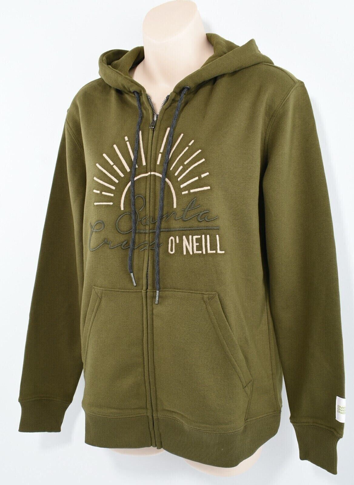 O'NEILL Women's CALI Full Zip Hoodie Jacket, Winter Moss (Green), size XS - UK 8