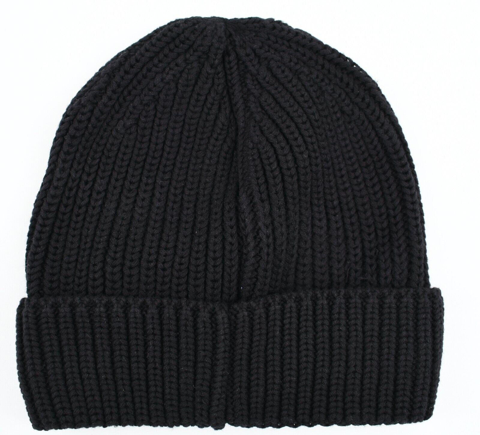 TOMMY HILFIGER JEANS Men's Beanie Hat, 100% Organic Cotton Knit, Black, One Size