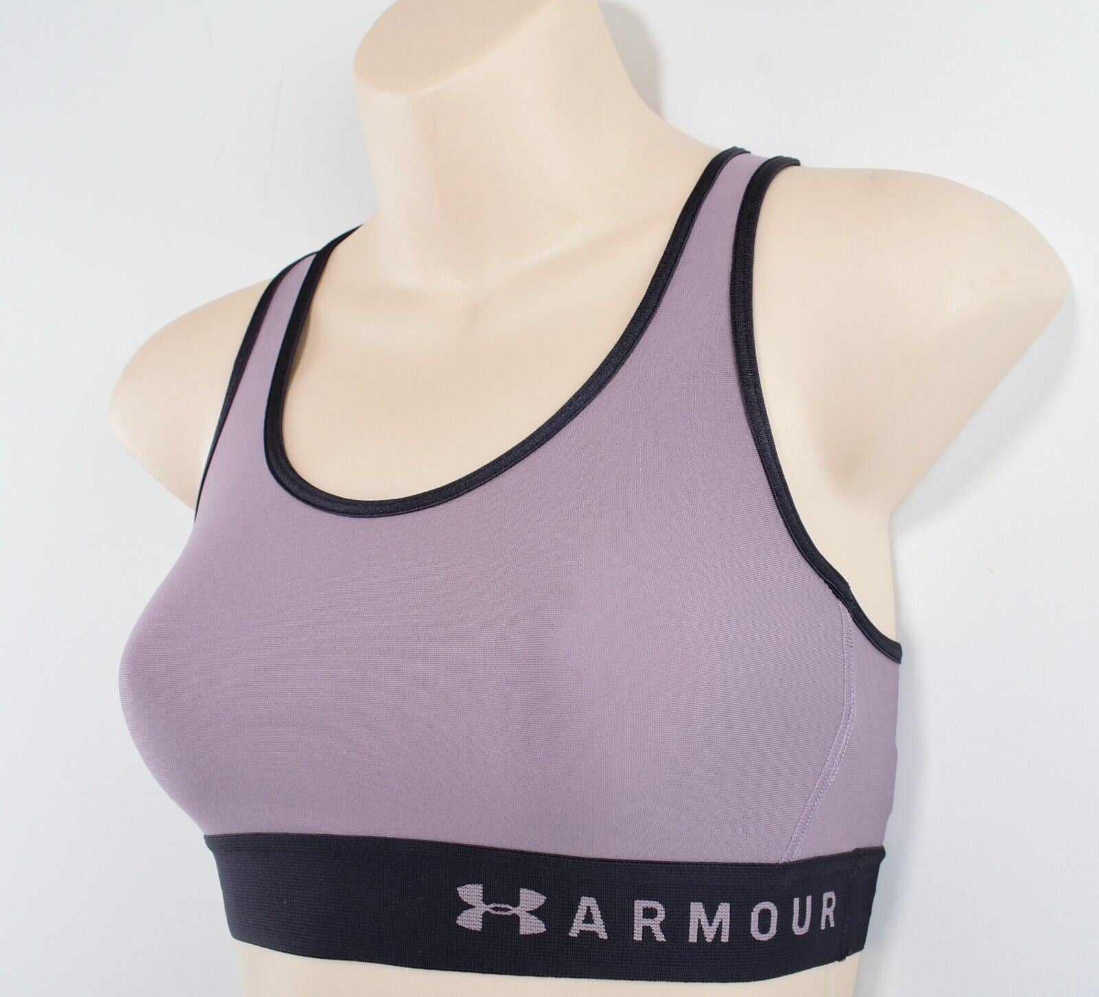 UNDER ARMOUR Women's Medium Support Sports Bra, Slate Purple, size XS /UK 8