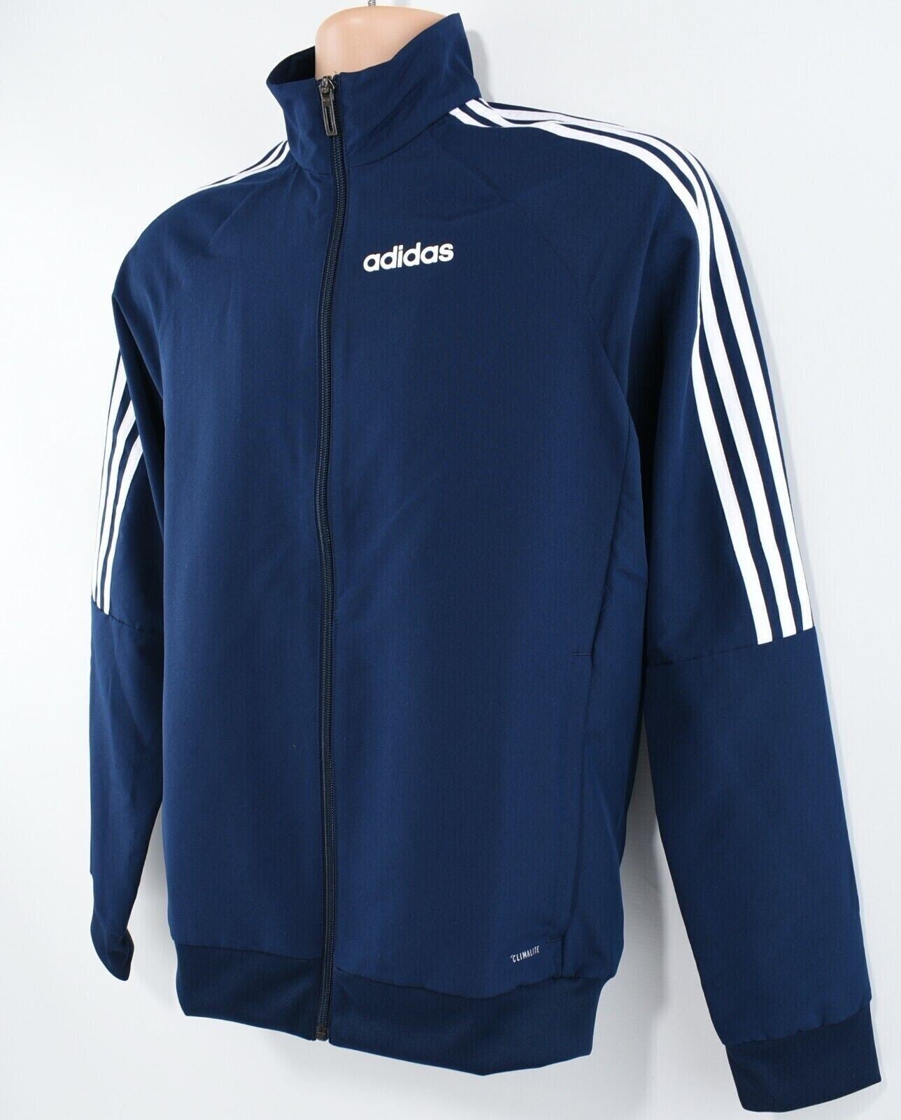 ADIDAS Men's Sereno 19 Presentation Training Track Jacket, Navy Blue, size SMALL