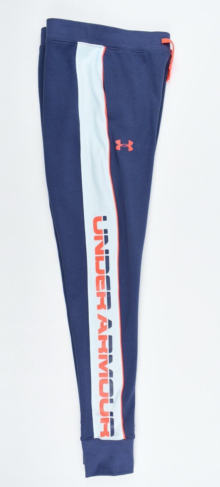 UNDER ARMOUR UA Rival Terry Pants, Girls' Joggers, Blue, youth XL /12-13 years