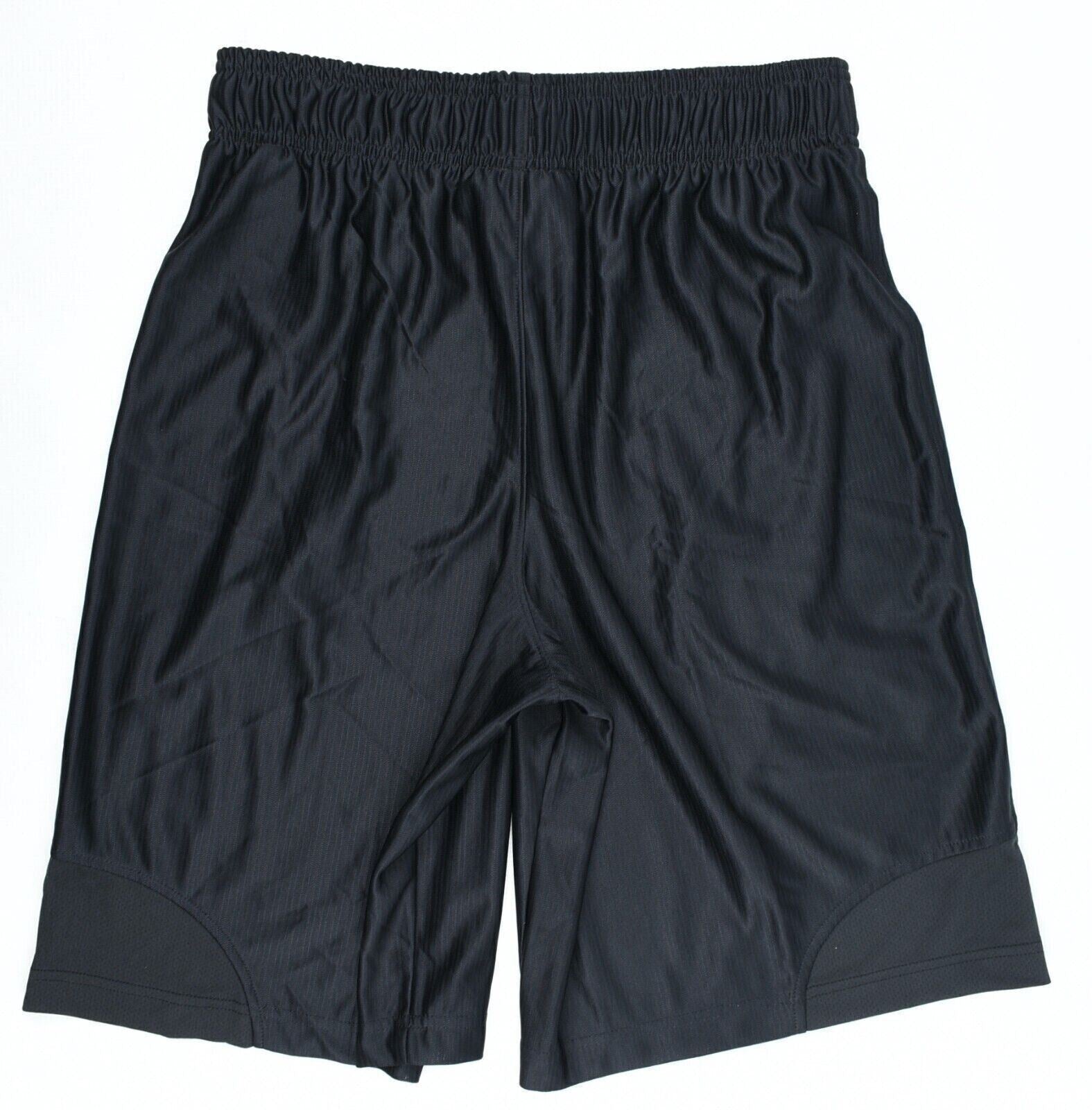 UNDER ARMOUR Men's Perimeter Shorts, Loose Fit, Black/White Logo, size S