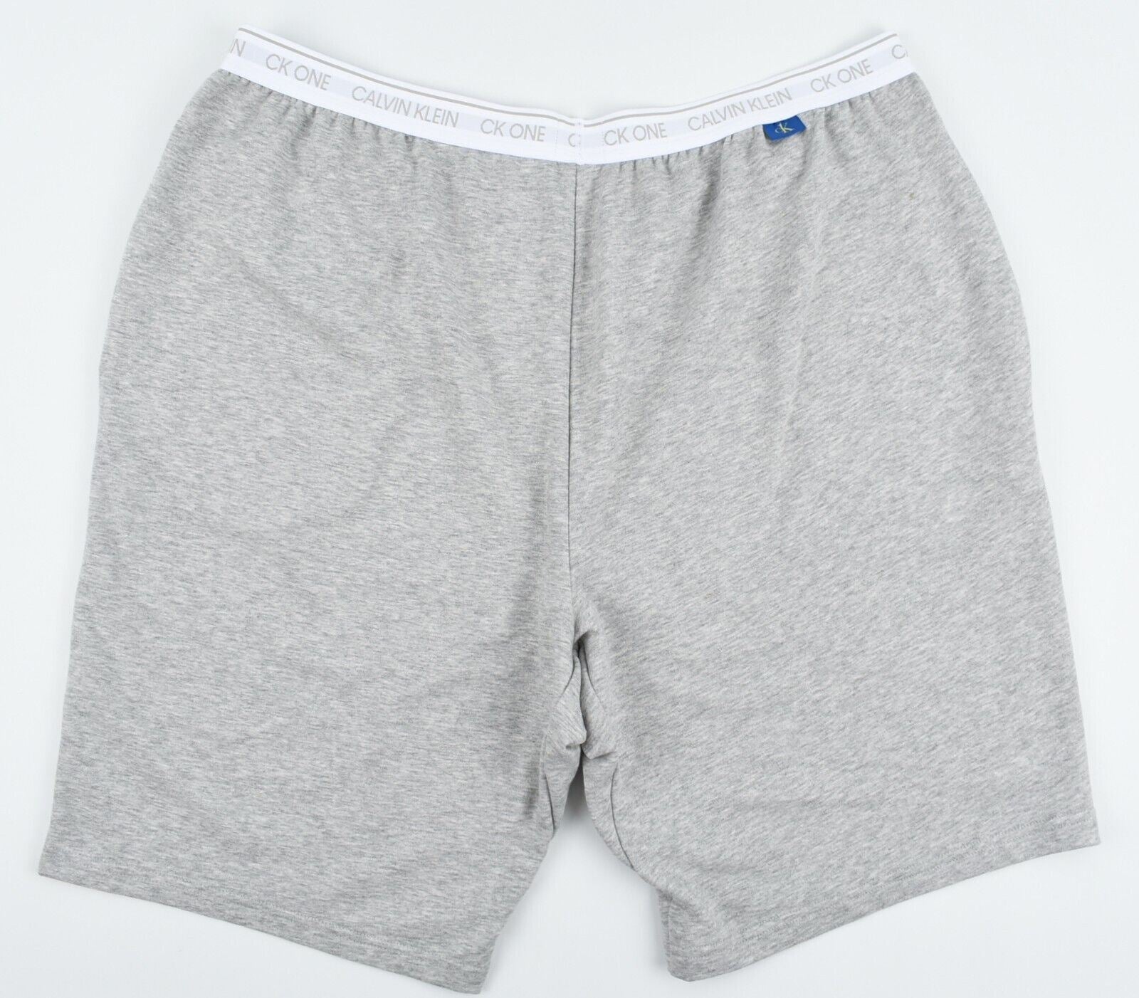 CALVIN KLEIN Sleepwear: CK ONE Men's Lounging Sweat Shorts, Grey, size XL