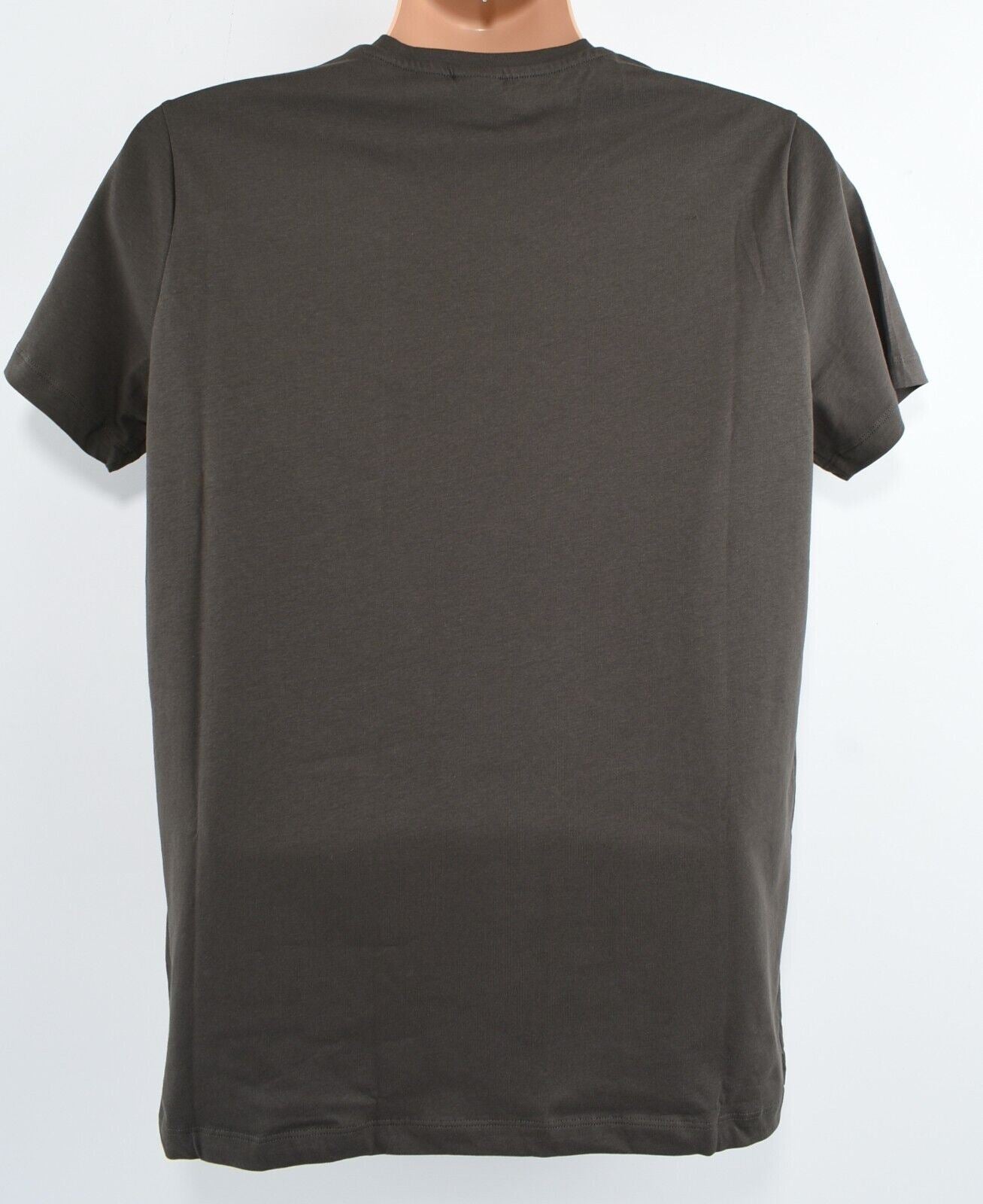 HUGO BOSS Men's Pure Cotton Short Sleeve T-shirt, Grey, size SMALL