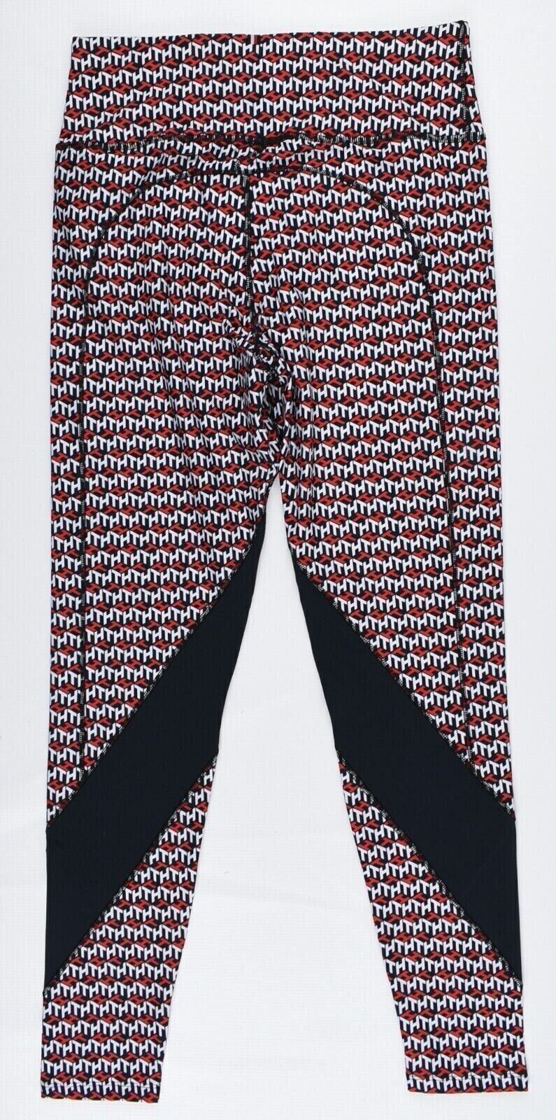 TOMMY HILFIGER Activewear Women's Leggings, Cube Logo/Multi, size XS (UK 8)