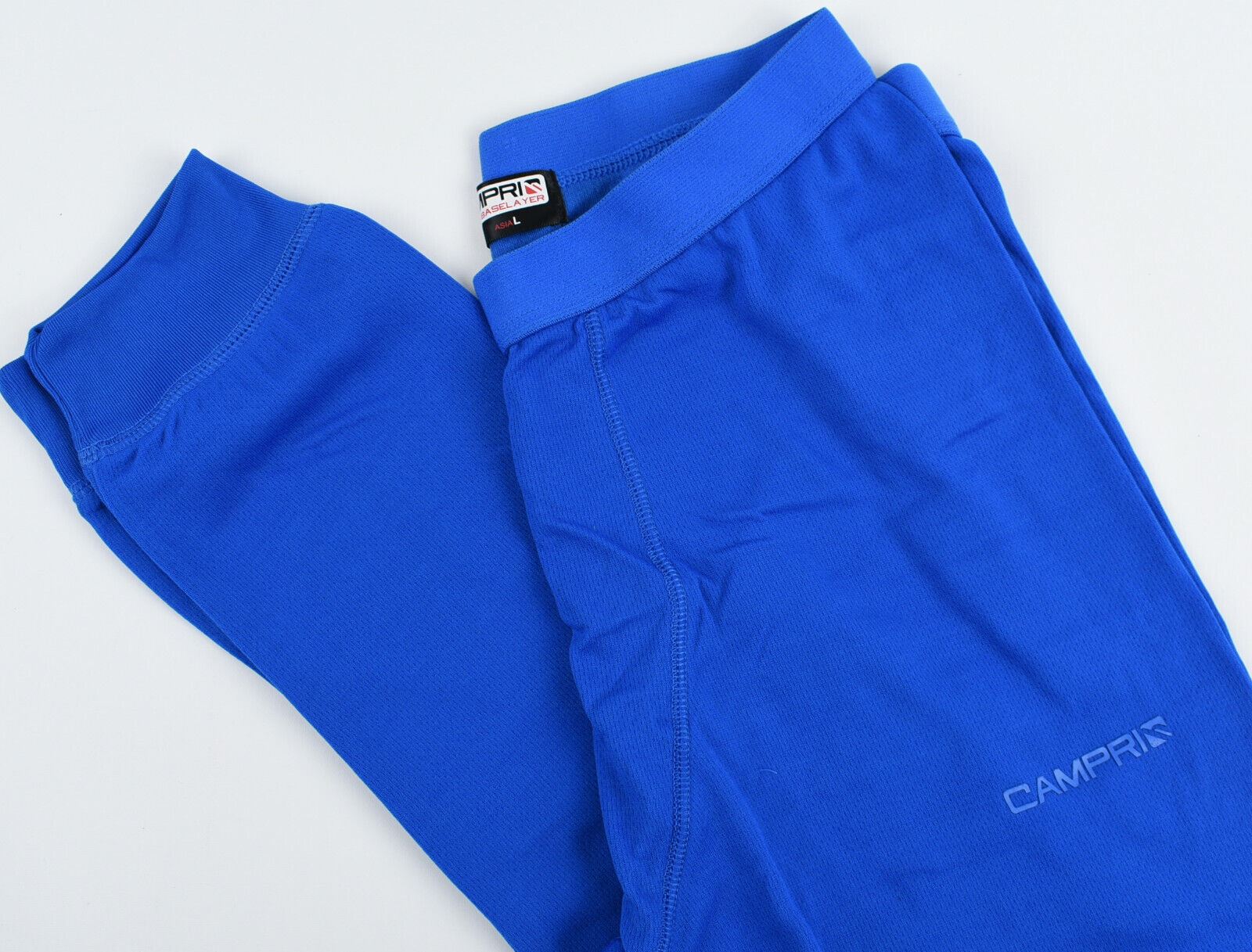 CAMPRI Sports Base Layer Men's Thermal Pants Tights, Blue, size M