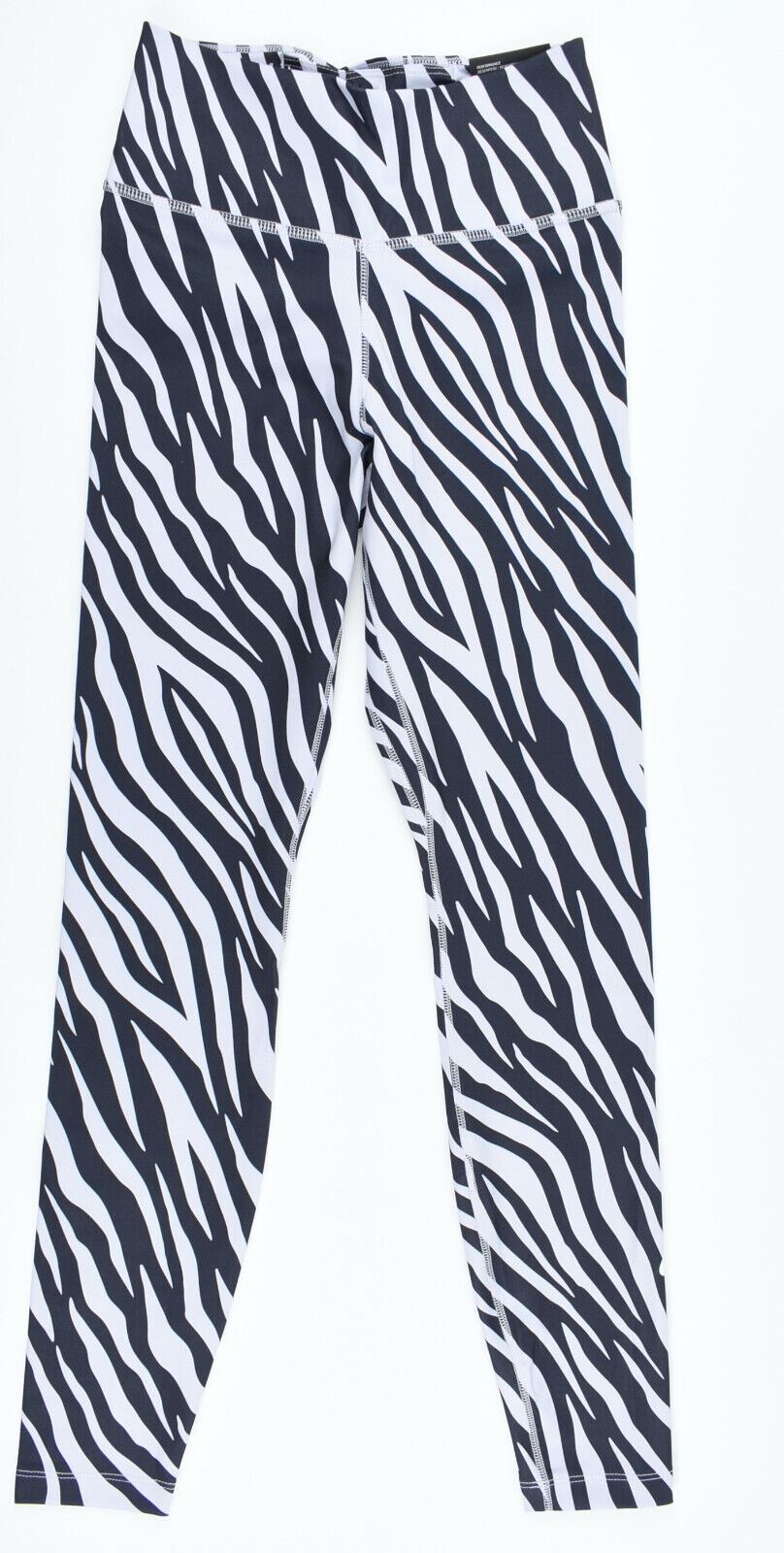 NIKE One Icon Clash Women's Zebra Print Leggings, Black/Off-White, size XS /UK 8