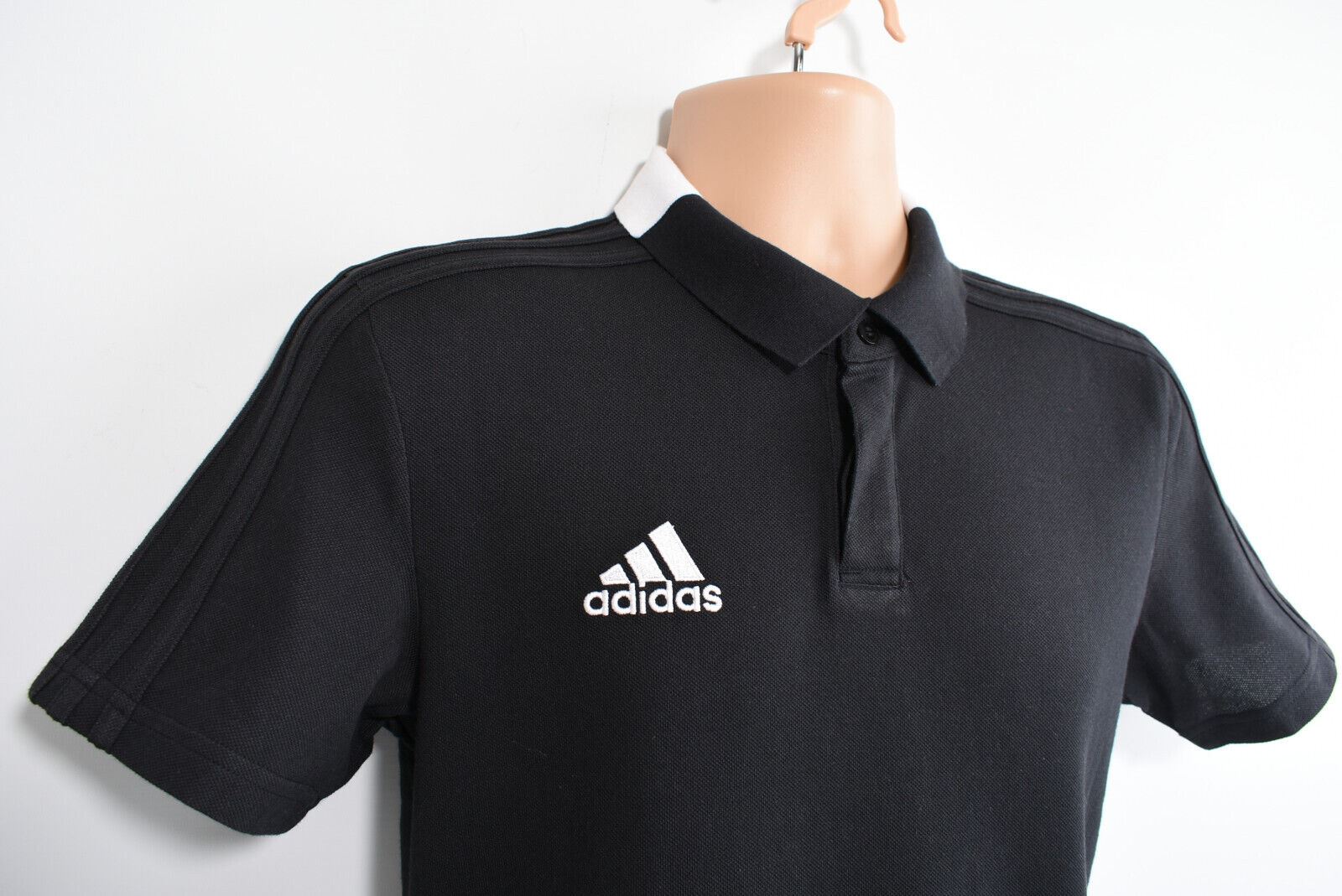 ADIDAS Condivo 18 Men's Performance Polo Shirt, Black, size SMALL